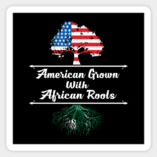 American Grown With African Roots Black History Month Sticker